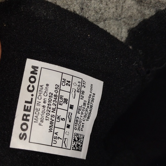 Sorel Slimpack II Lace up Winter Olive Green Gray Black Boots 7 - Picture 7 of 8